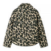 Veste matelassée leopard