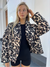 Veste matelassée leopard