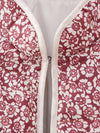 veste matelassée légère florale femme