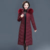 Parka col fourrure femme