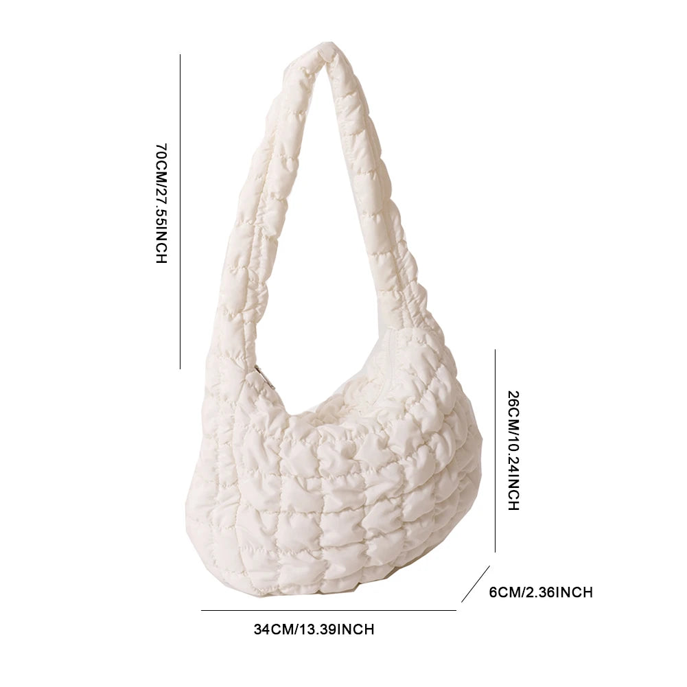 sac matelassé blanc