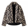 Veste matelassée leopard