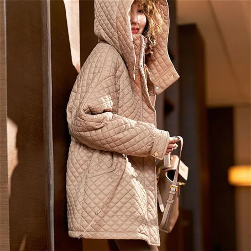 Coupe vent matelassé femme