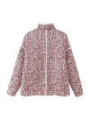 veste matelassée légère florale femme