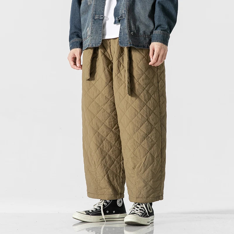 pantalon matelassé homme