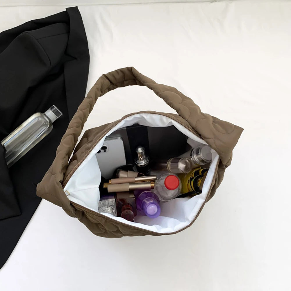 sac matelassé fleuri