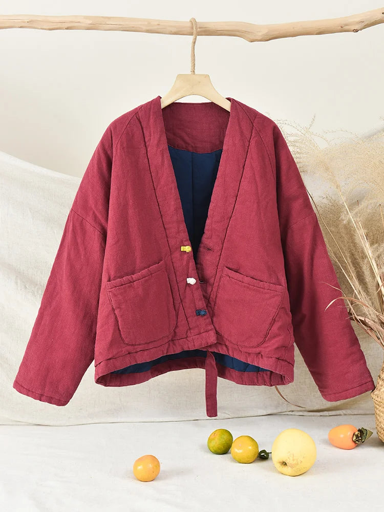 Veste chinoise matelassée femme