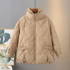 Veste matelassée coeur