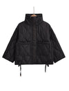 Manteau femme matelassé noir