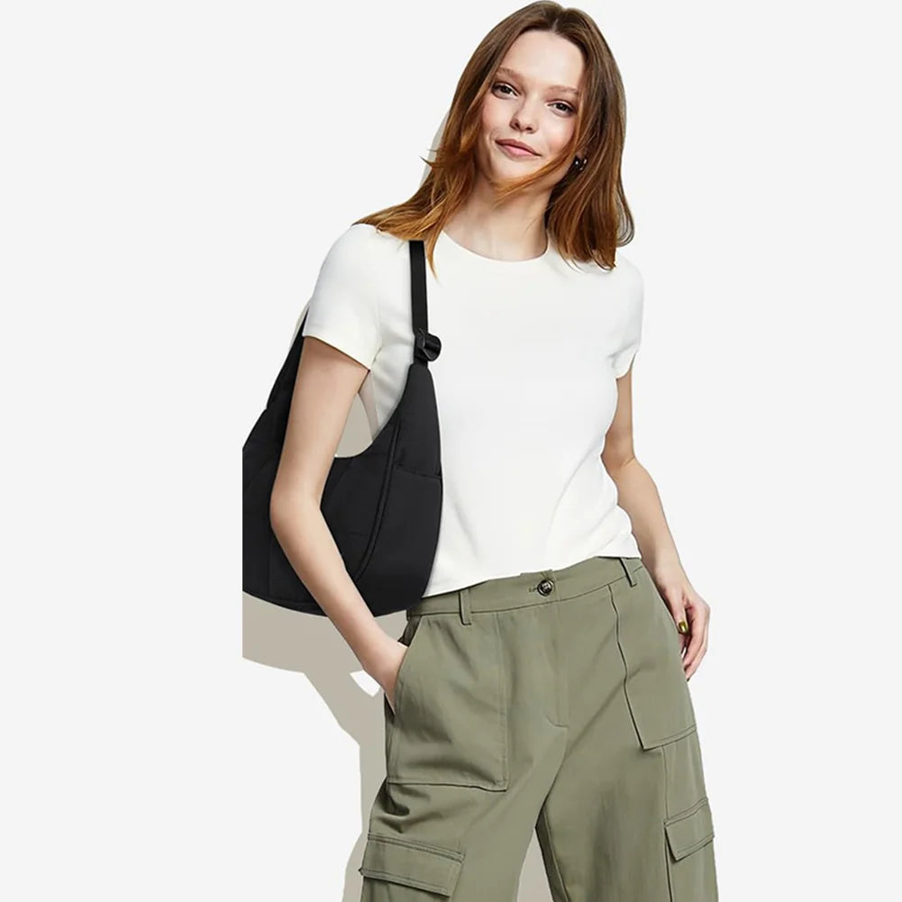 sac demi lune matelassé