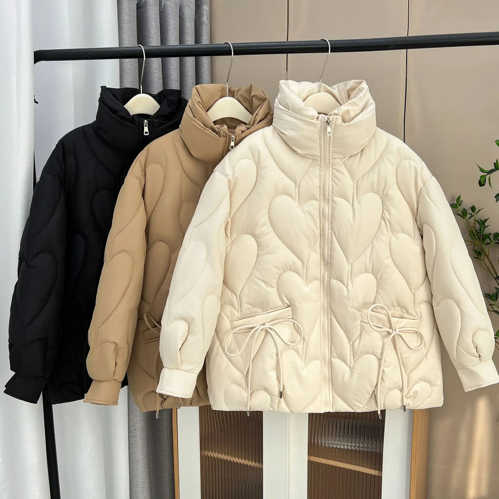Veste matelassée coeur