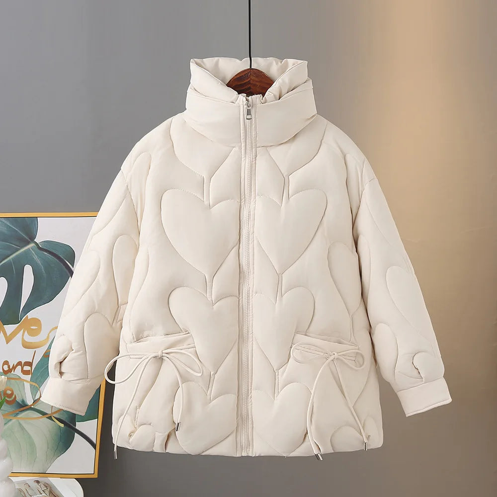 Veste matelassée coeur