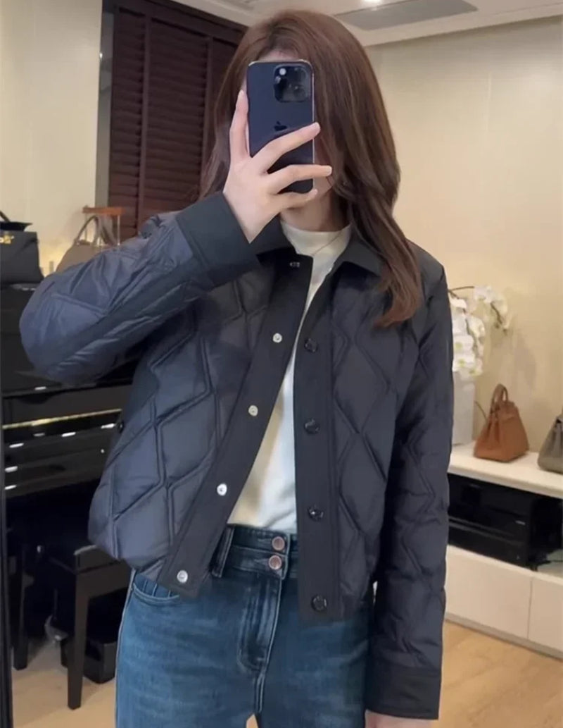 manteau matelassé court femme