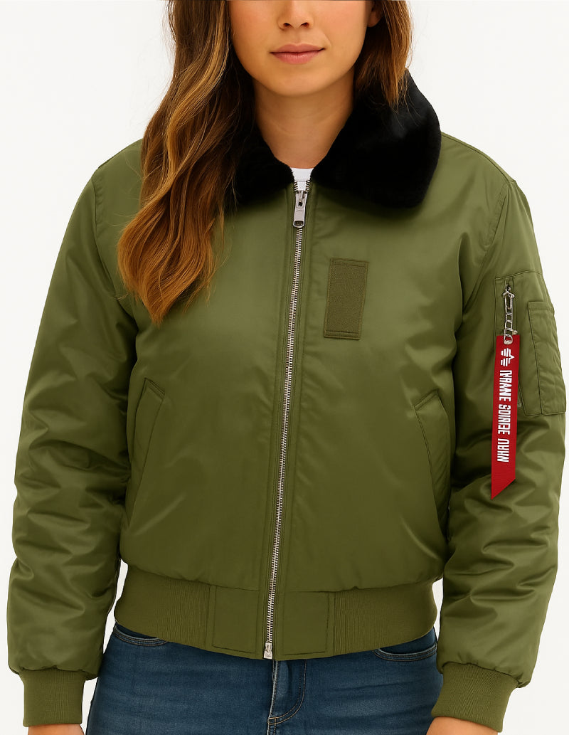 Blouson aviateur matelassé femme