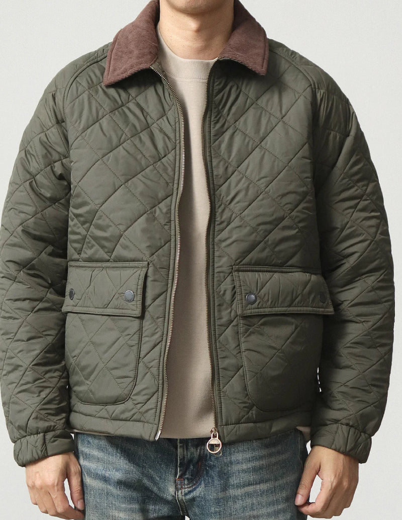 veste matelassée homme style anglais-Atelier Matelassé