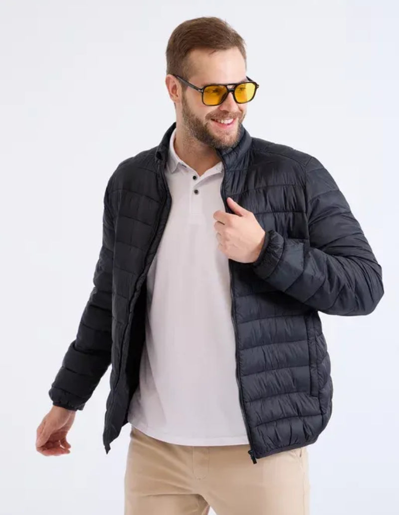 veste matelassée homme noir