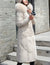Parka femme blanc fourrure