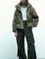 Manteau femme matelassé kaki