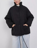 Manteau femme matelassé noir