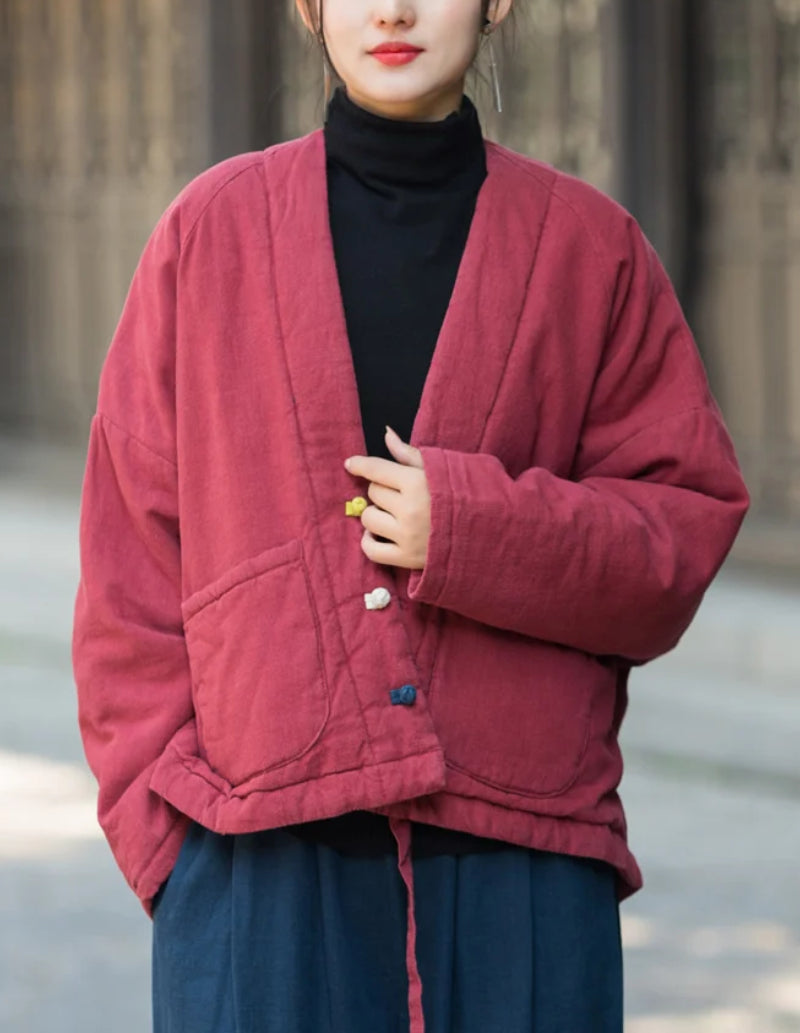 Veste chinoise matelassée femme