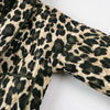 Veste matelassée leopard