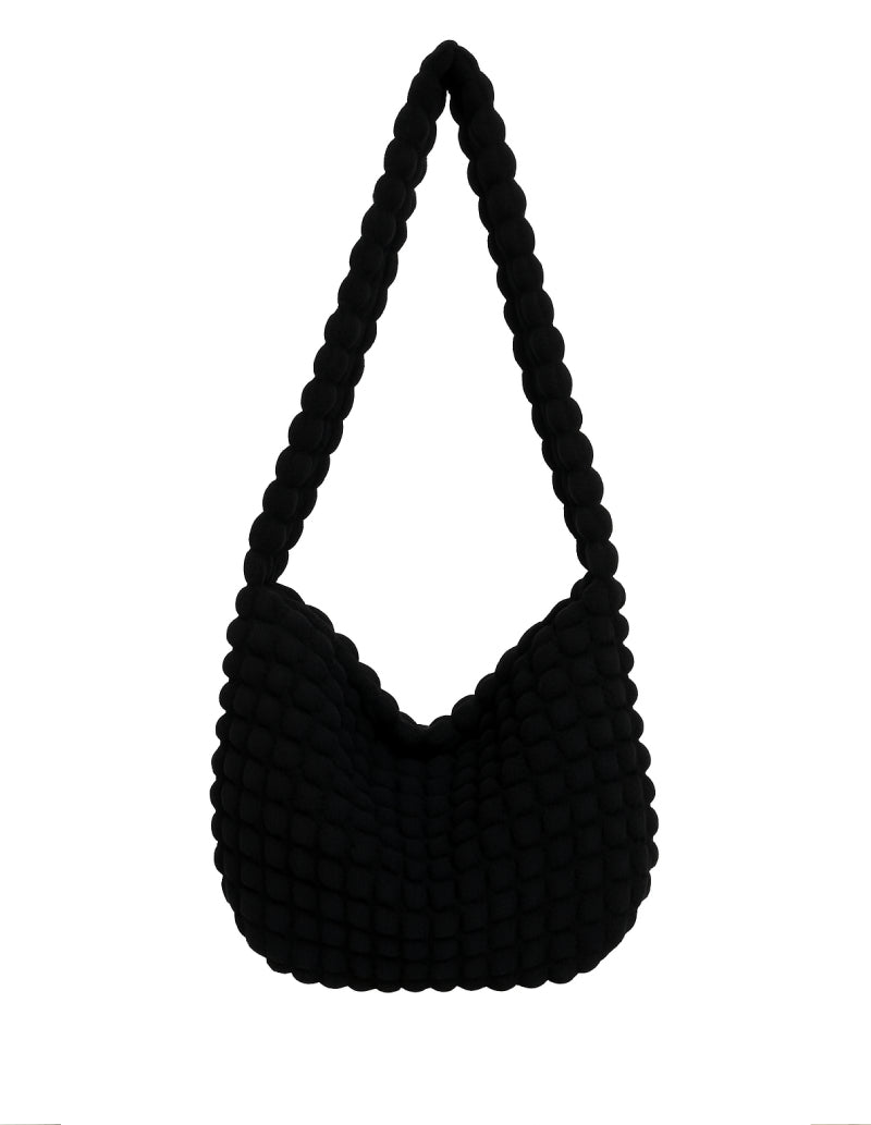 Sac matelassé Noir-Atelier Matelassé