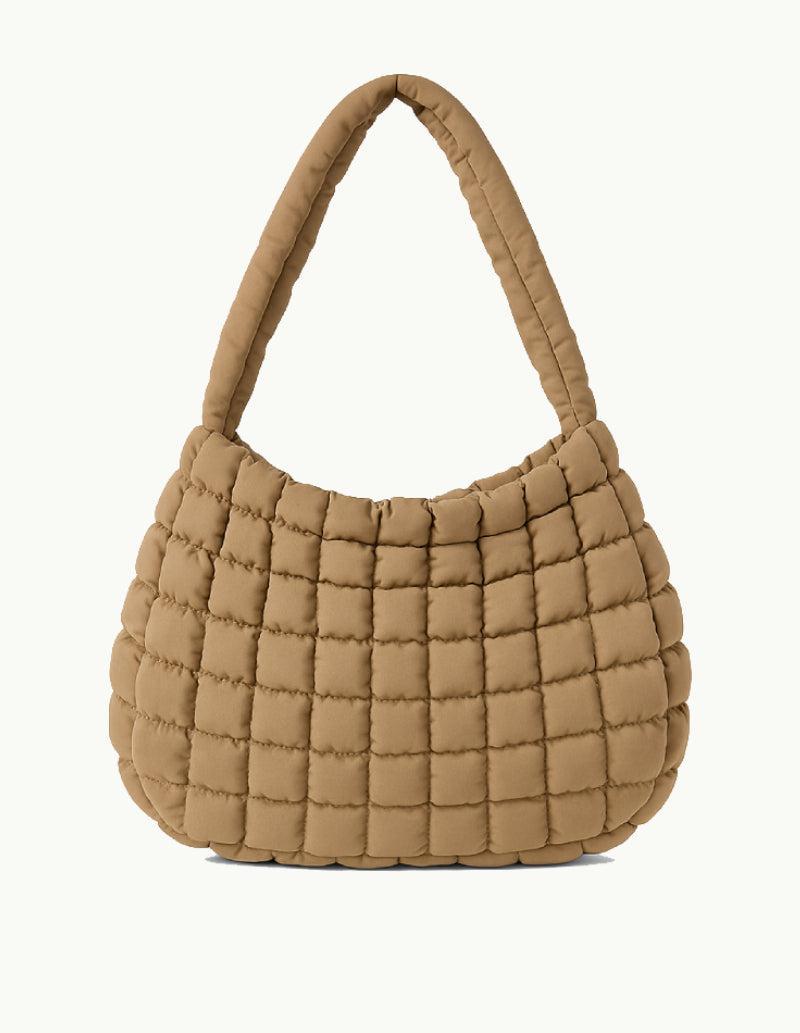 Sac matelassé marron-Atelier Matelassé