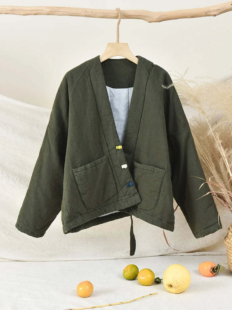 Veste chinoise matelassée femme