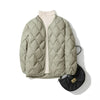 Blouson matelassé femme kaki