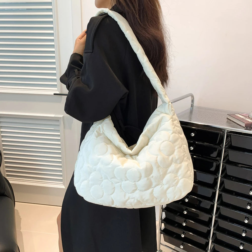 sac matelassé fleuri