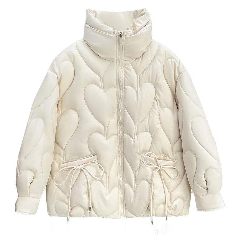 Veste matelassée coeur
