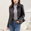blouson cuir femme matelassé
