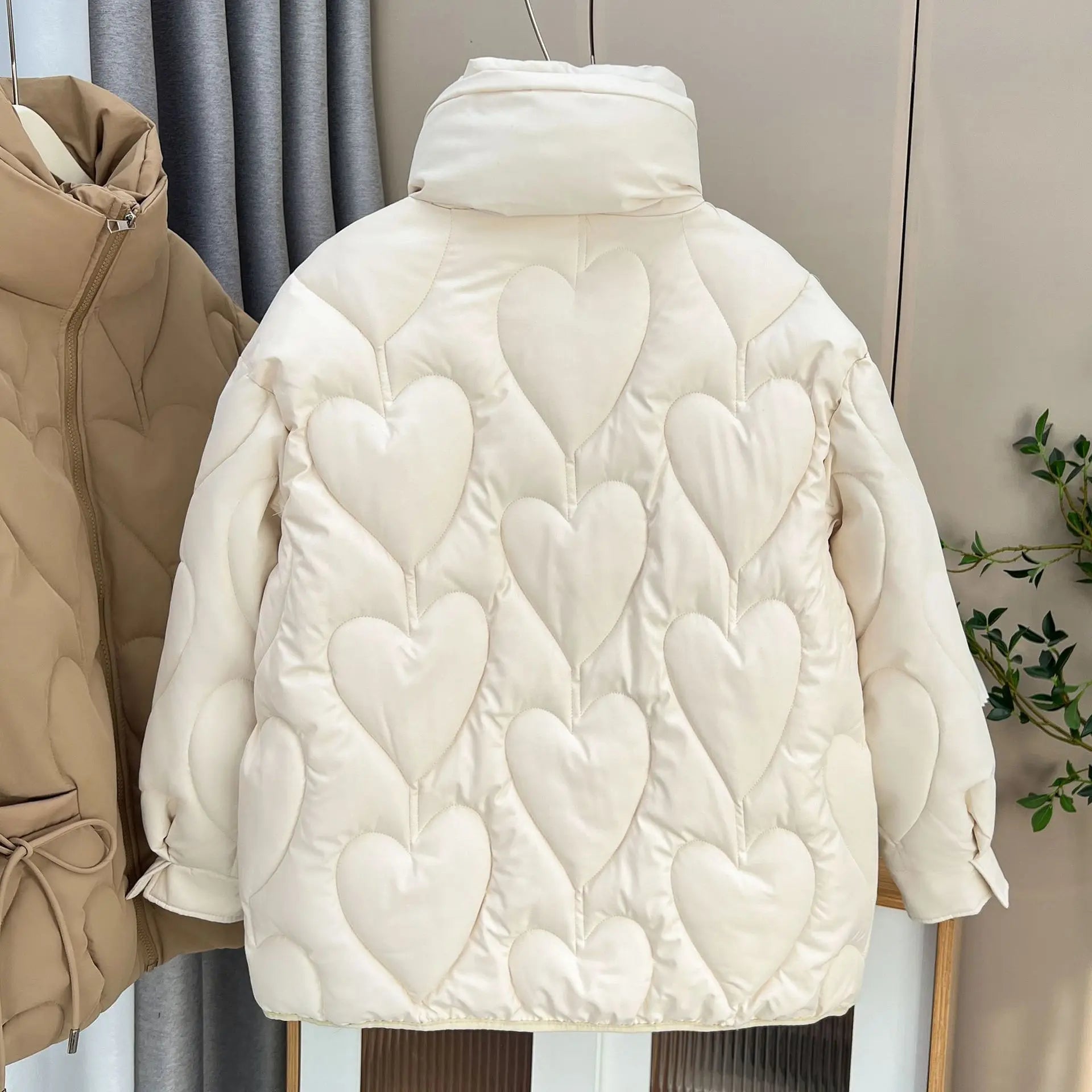Veste matelassée coeur
