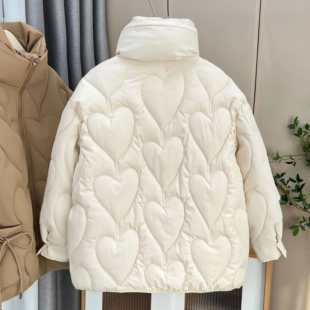 Veste matelassée coeur