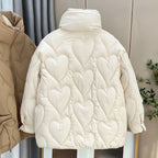 Veste matelassée coeur