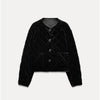 Blouson matelassé femme noir