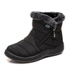 botte matelassé noir