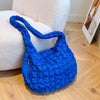 sac matelassé bleu