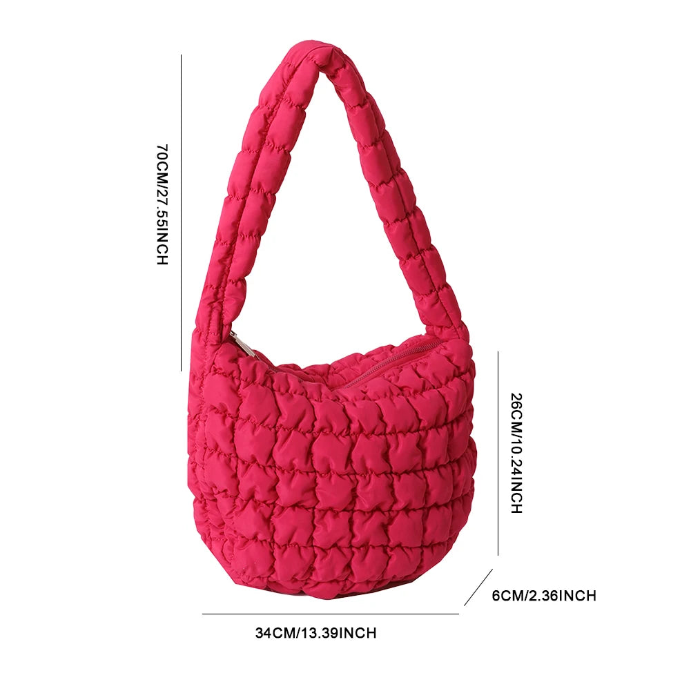 sac matelassé rouge