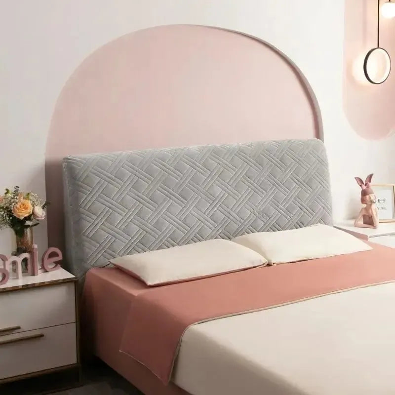 Tête de lit housse matelassée Design Gris-Atelier Matelassé