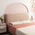 Tête de lit housse matelassée Design Rose poudré