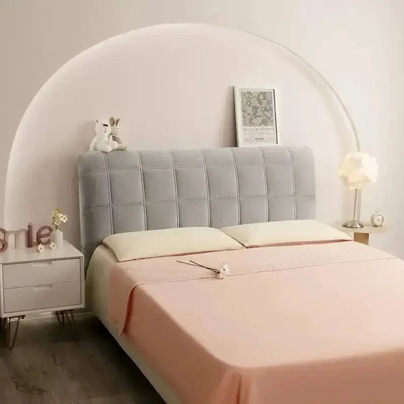 Tête de lit housse matelassée Gris light-Atelier Matelassé