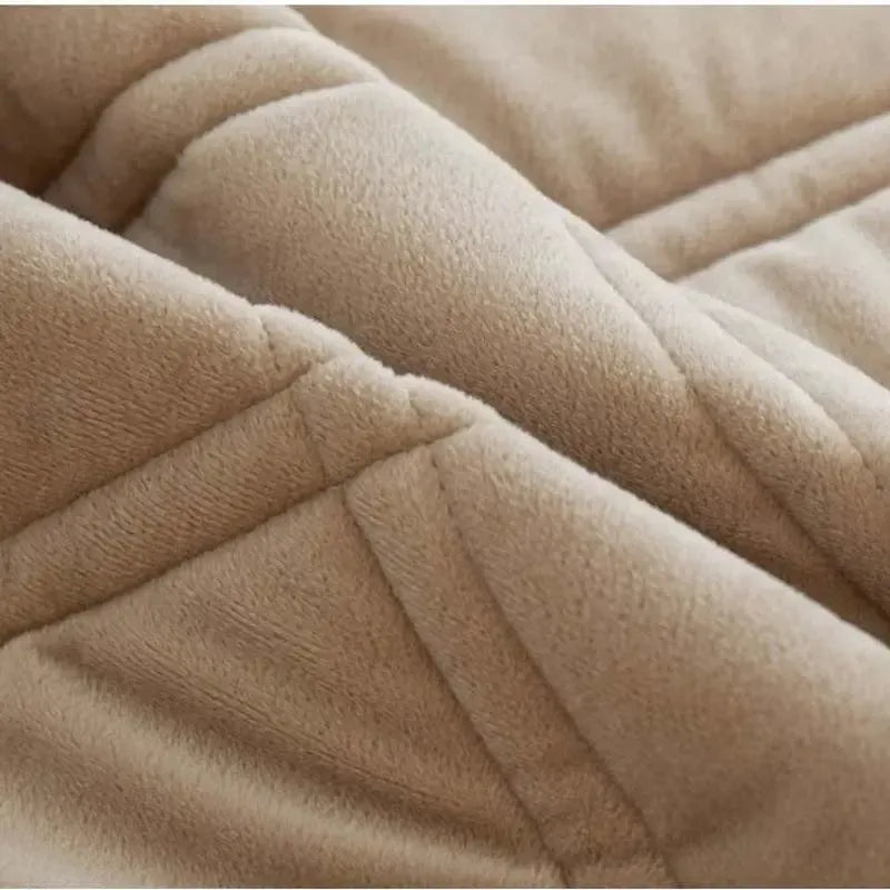 Tête de lit housse matelassée velvet Beige-crème-Atelier Matelassé