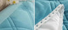 Tête de lit housse matelassée velvet Bleu turquoise-Atelier Matelassé