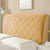 Tête de lit housse matelassée velvet crème de café-Atelier Matelassé