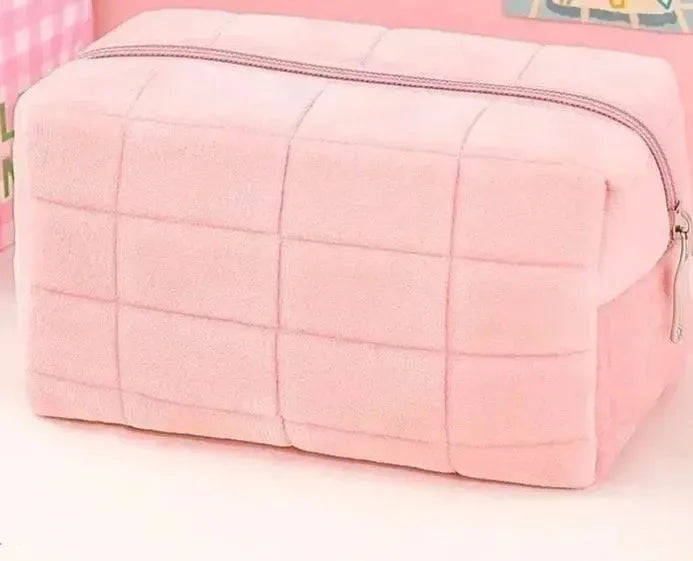 Trousse matelassée Rose-Atelier Matelassé