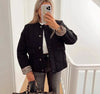 Veste courte matelassée Léopard-Atelier Matelassé