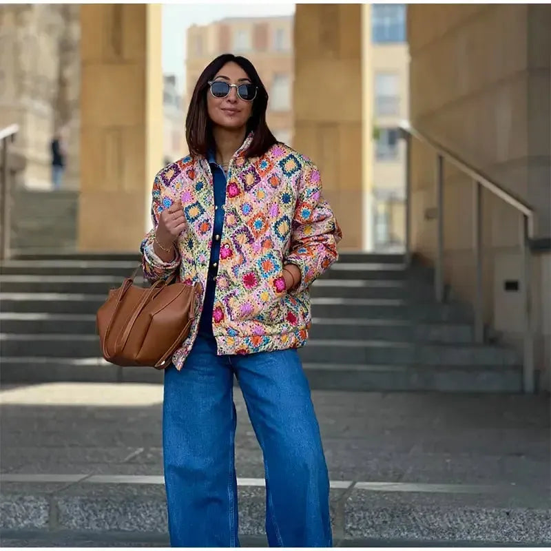 Veste matelassée Colorée-Atelier Matelassé