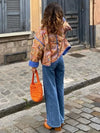 Veste matelassée Imprimée-Atelier Matelassé