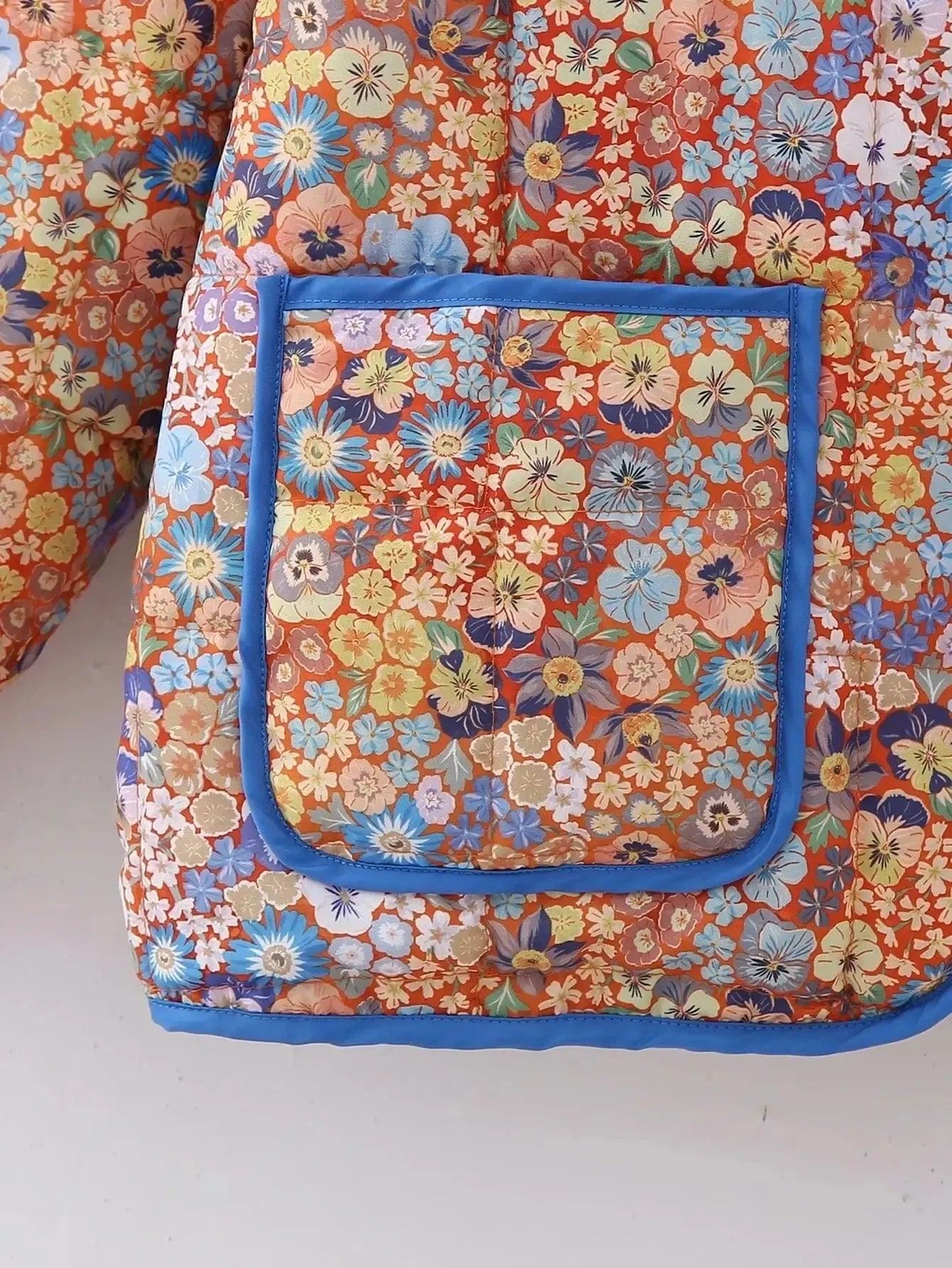 Veste matelassée Imprimée-Atelier Matelassé